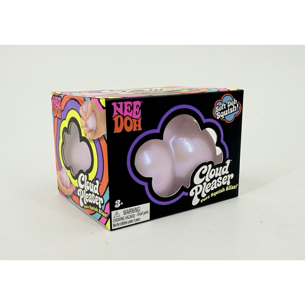 Schylling Target Nee Doh Cloud Pleaser Soft Doh Squishy Squeeze Toy, Purple NIB